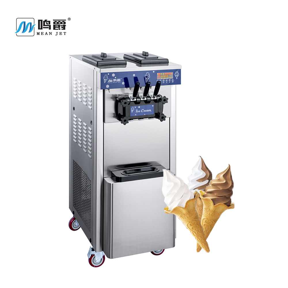 3 flavors Vertical Ice Cream Machine