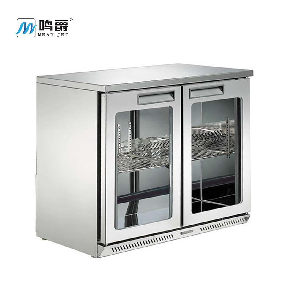 Two glasses door Bar‑style display refrigerator